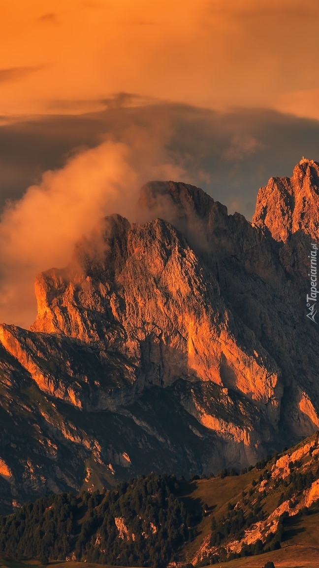 Góra Seceda w Dolomitach