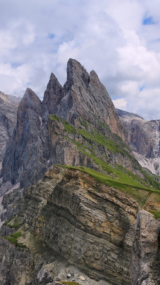 Góra Seceda w masywie Odle