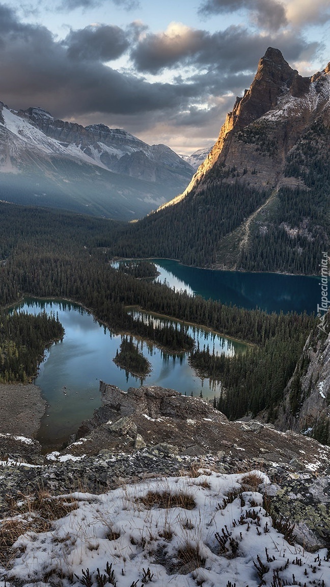 Góry i jeziora Mary Lake i Lake OHara