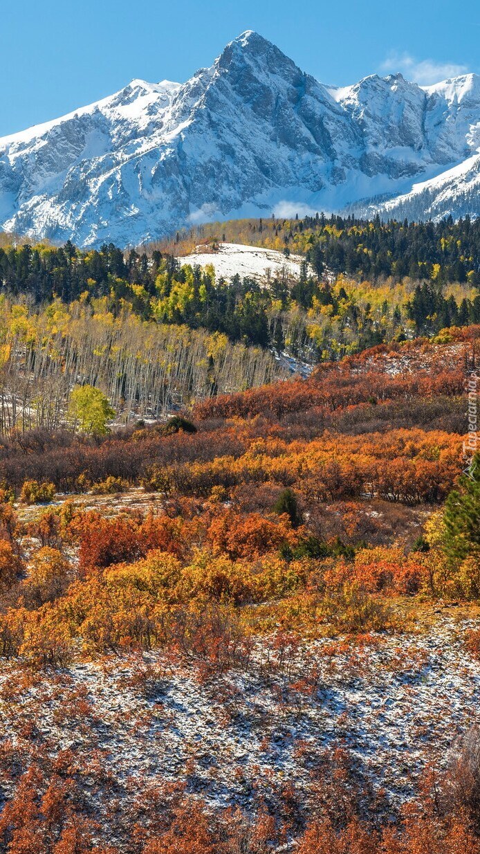 Góry Mount Ridgway i przełęcz Dallas Divide