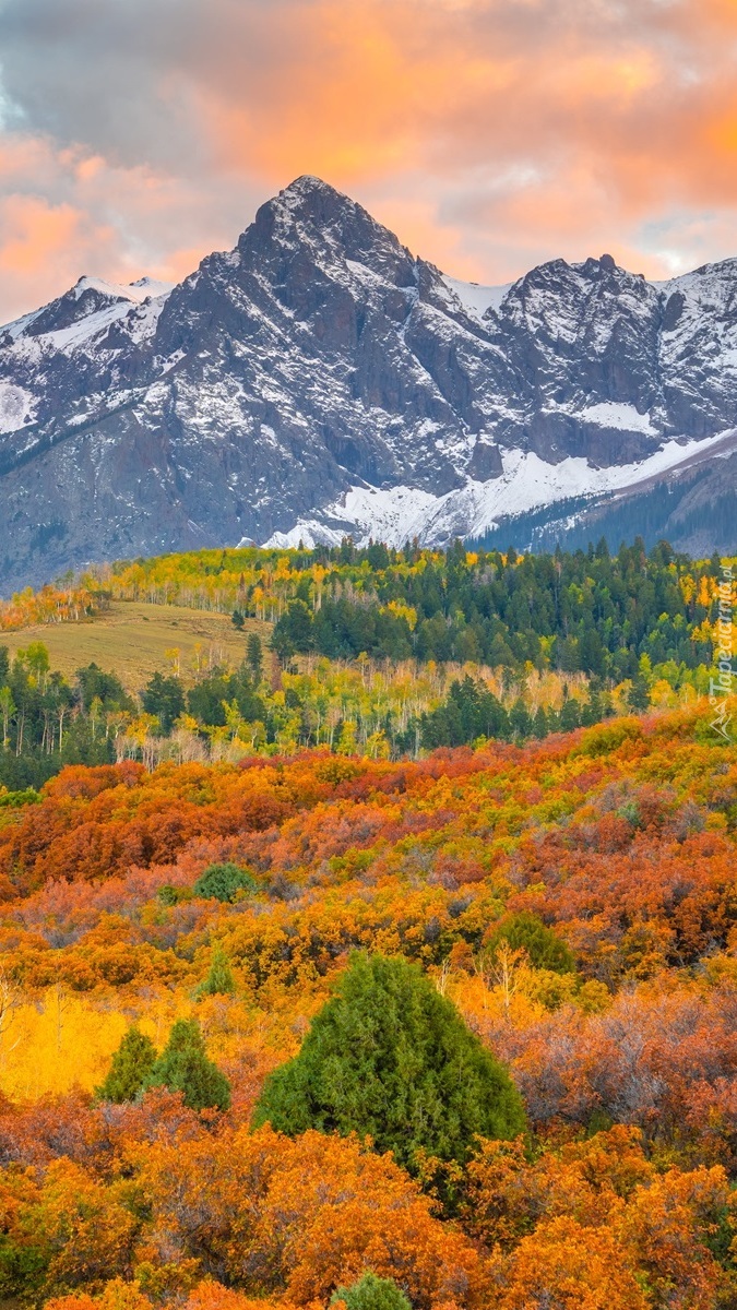 Góry San Juan Mountains jesienią