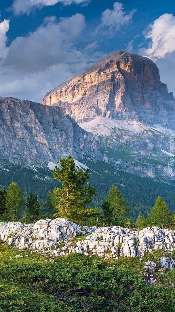 Góry Sella ze szczytem Piz Boe