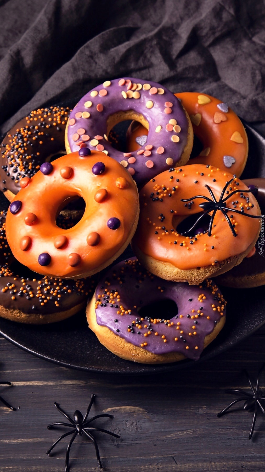 Halloweenowe donuty