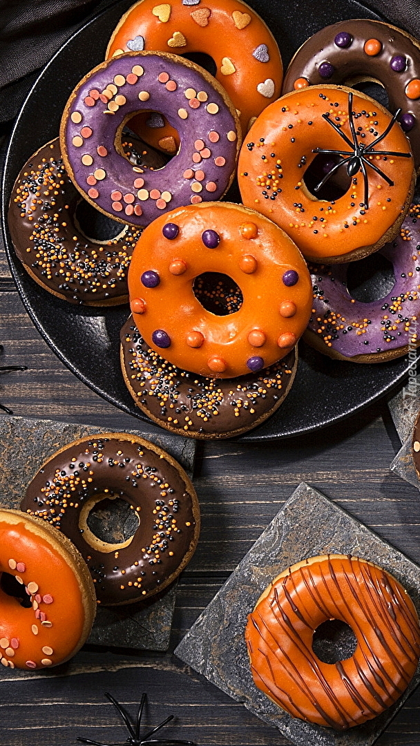 Halloweenowe pączki