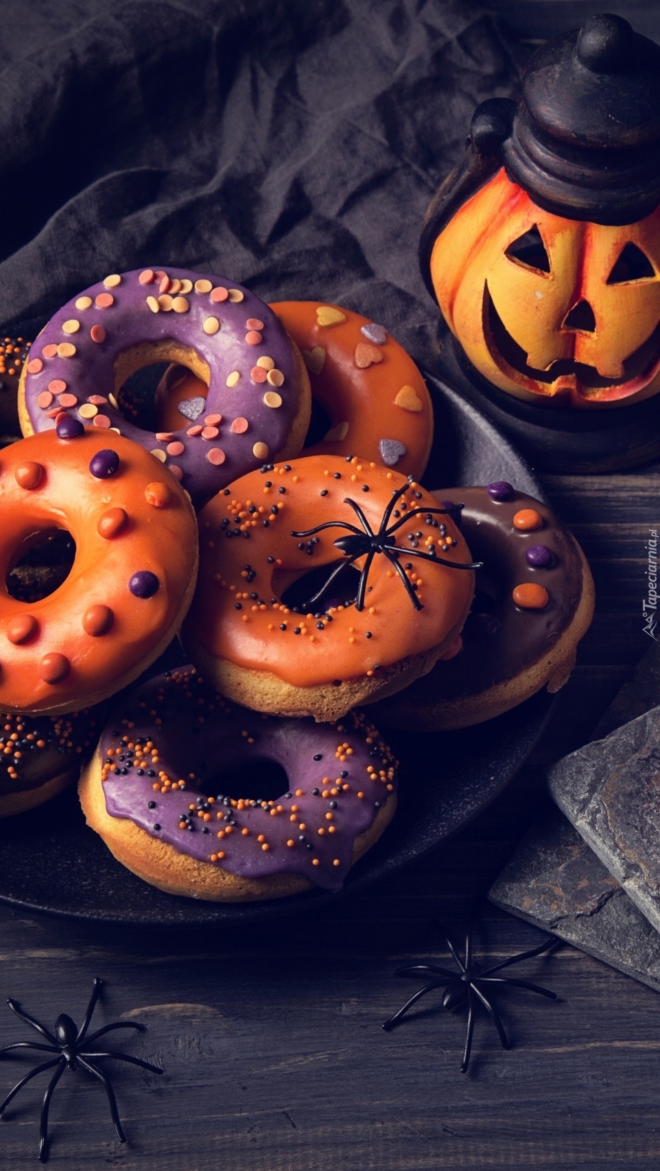 Halloweenowe pączki