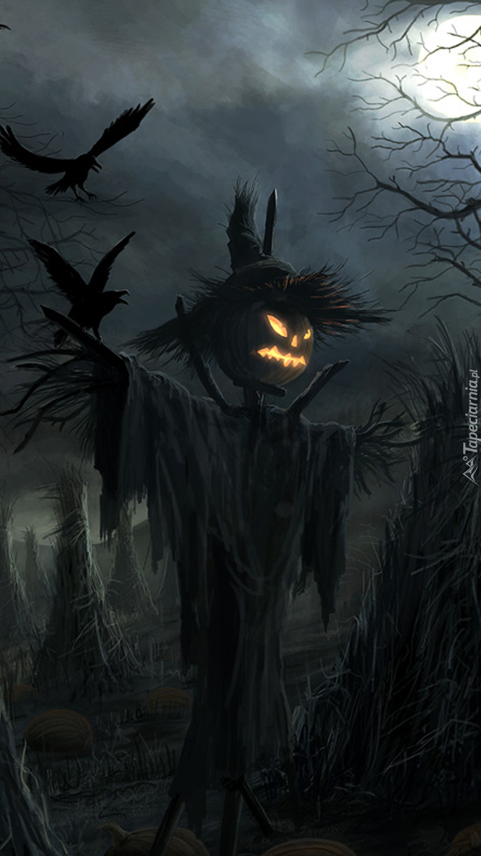 Halloweenowy strach na wróble