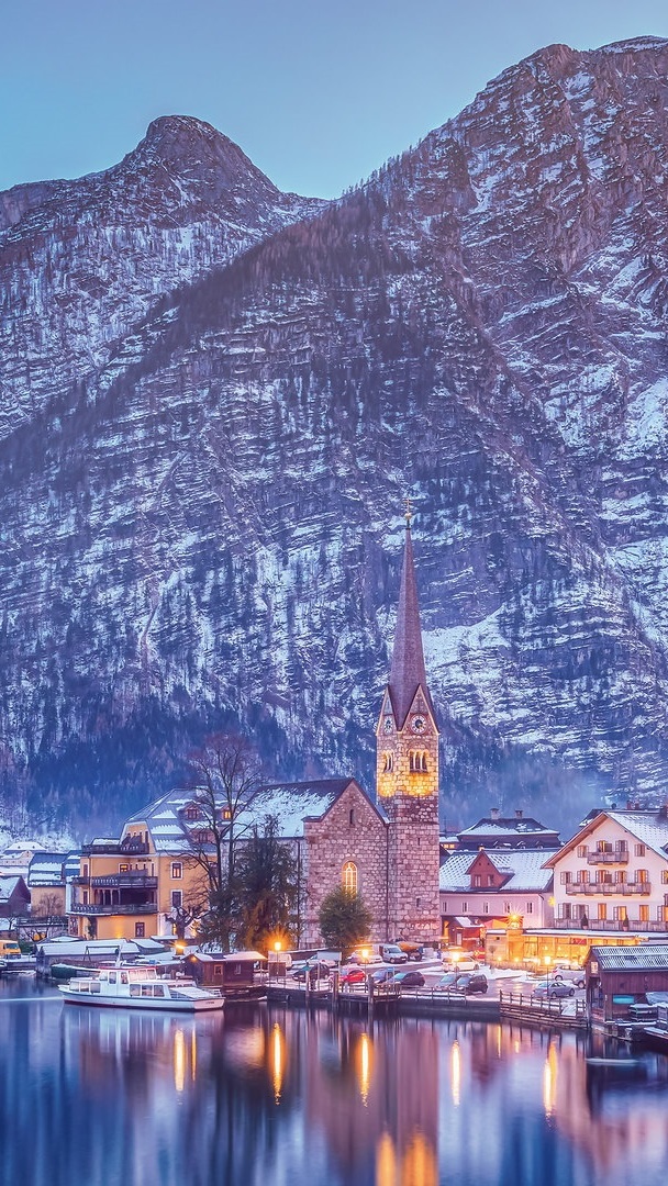 Hallstatt zimą