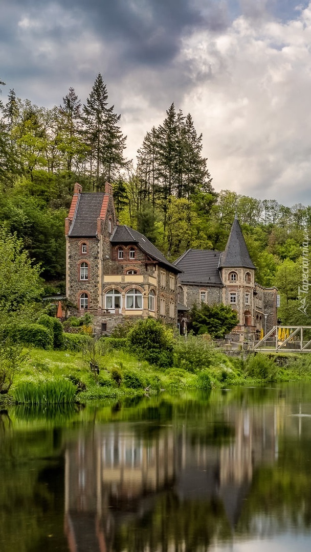 Hotel Bodeblick nad rzeką Bode