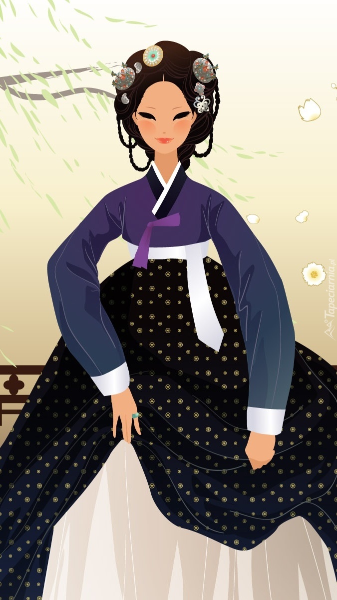 Japonka w kimono