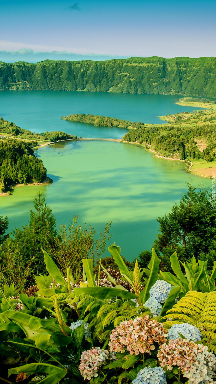 Jeziora Azul i Verde na Azorach