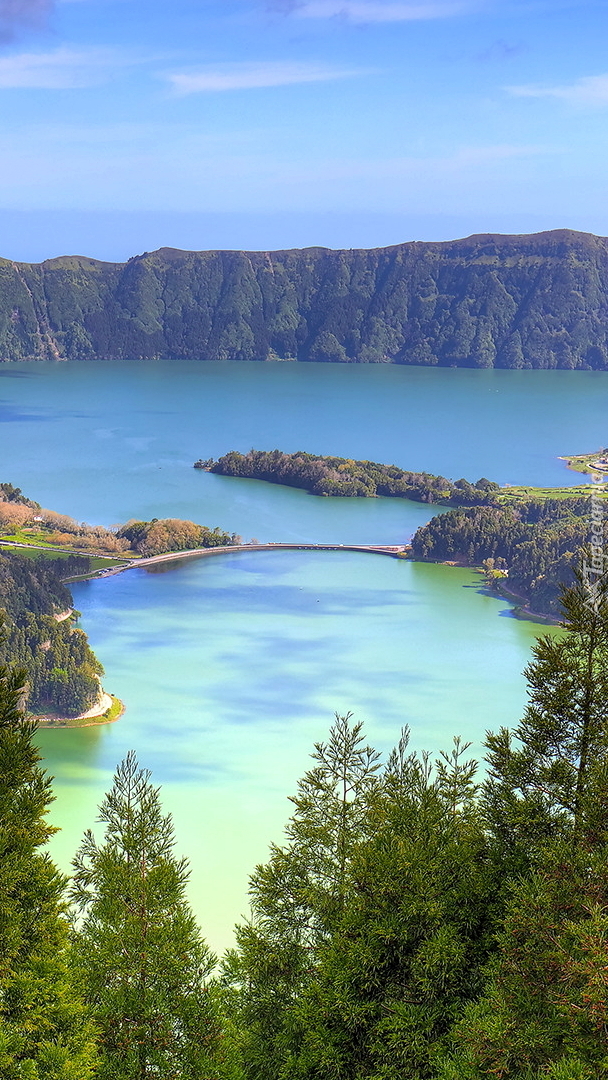 Jeziora na wyspie Sao Miguel