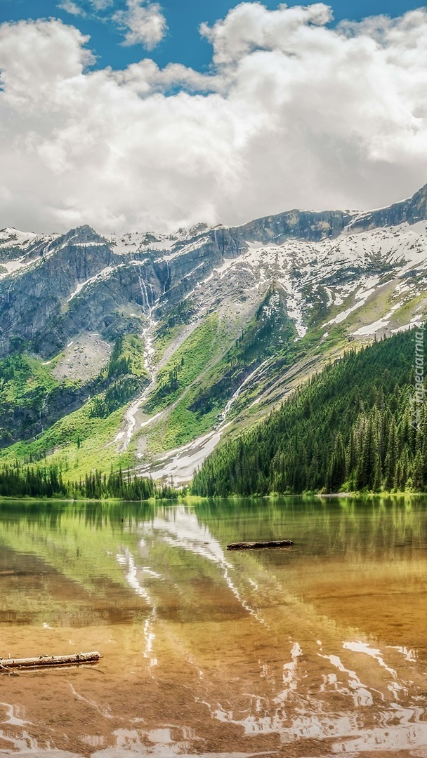 Jezioro Avalanche Lake w Montanie