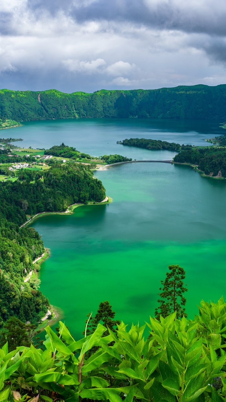 Jezioro Azul i Verde na wyspie Sao Miguel