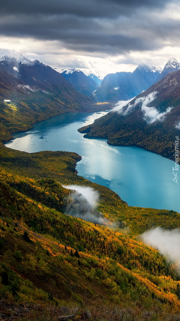 Jezioro Eklutna Lake na Alasce