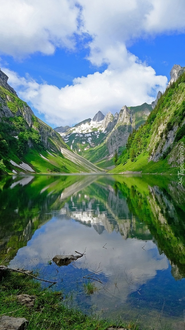 Jezioro Falensee w Alpach