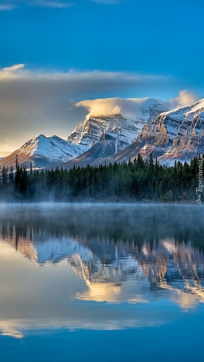 Jezioro Herbert w Parku Narodowym Banff w Kanadzie