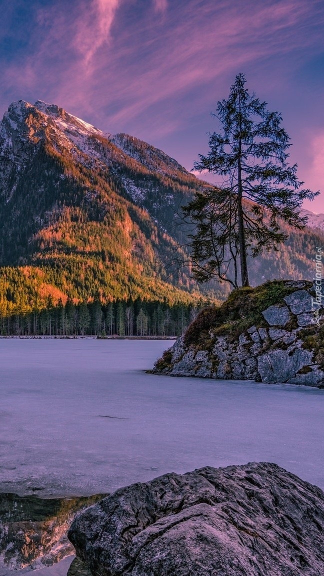 Jezioro Hintersee w Alpach