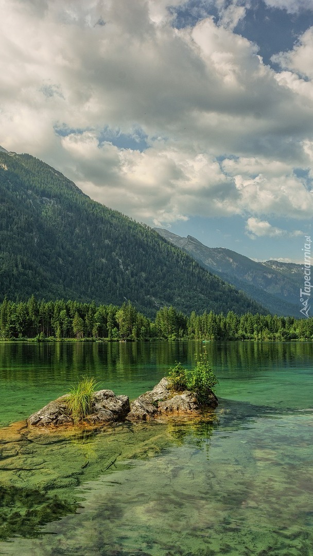 Jezioro Hintersee w Alpach