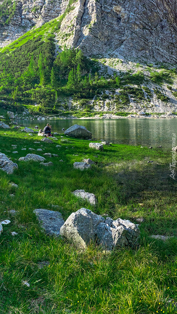 Jezioro Krn Lake w Słowenii
