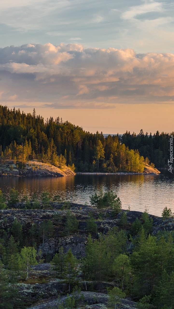 Jezioro Ładoga w Rosji