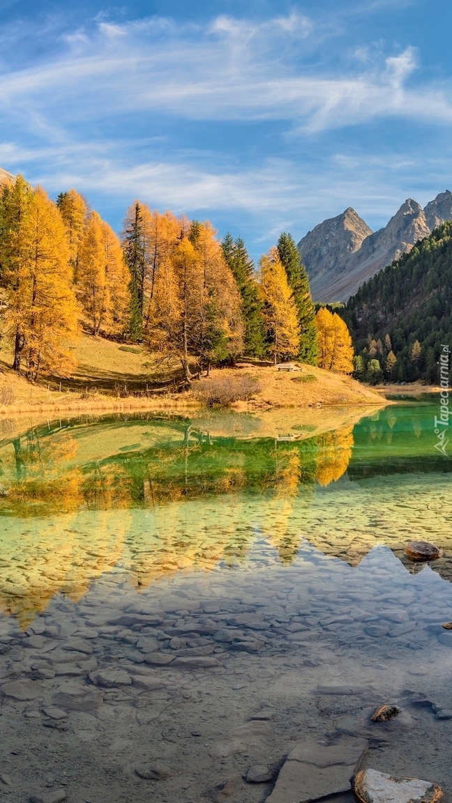 Jezioro Lai da Palpuogna w Alpach Retyckich