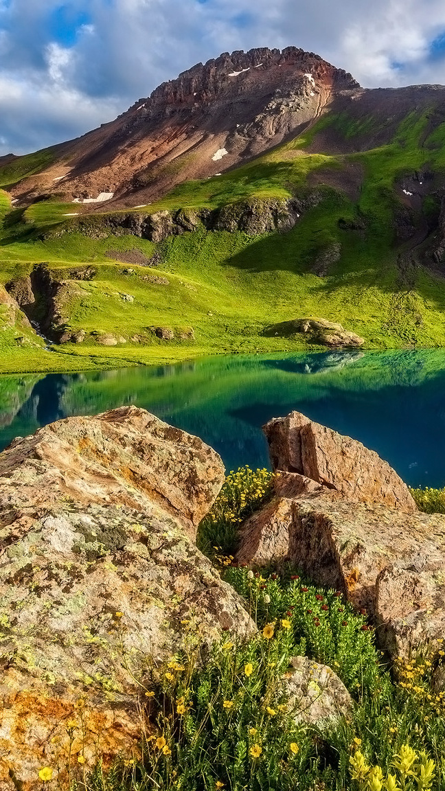 Jezioro Lake Basin i góry San Juan