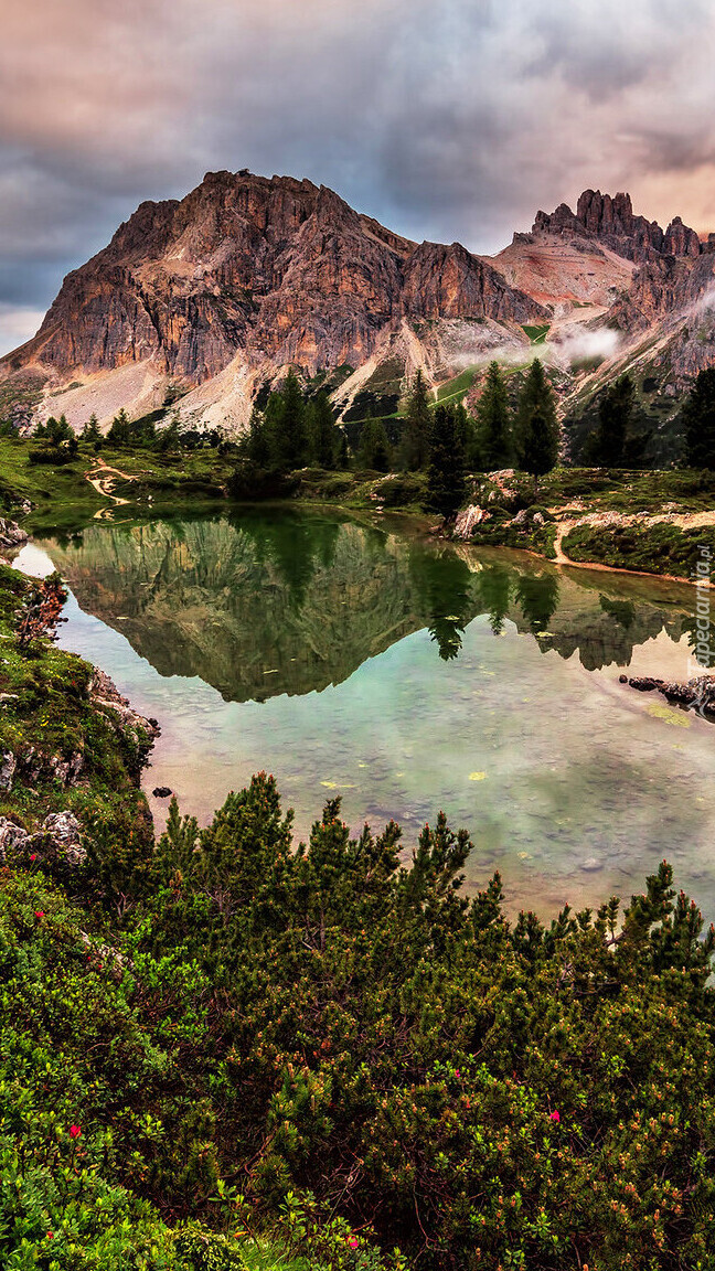 Jezioro Limides Lago w Dolomitach