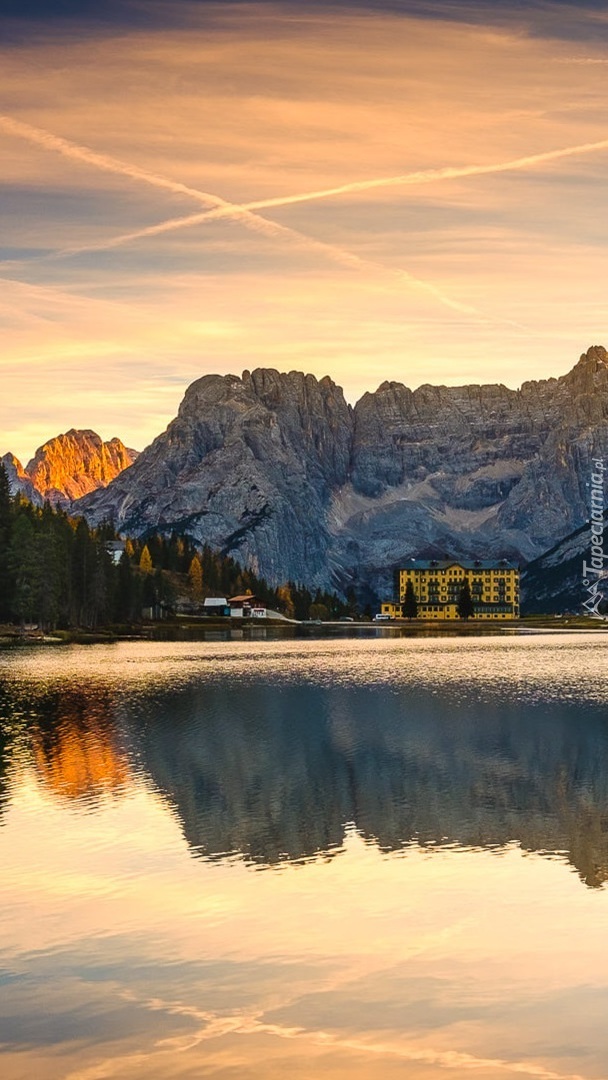 Jezioro Misurina Lake we Włoszech