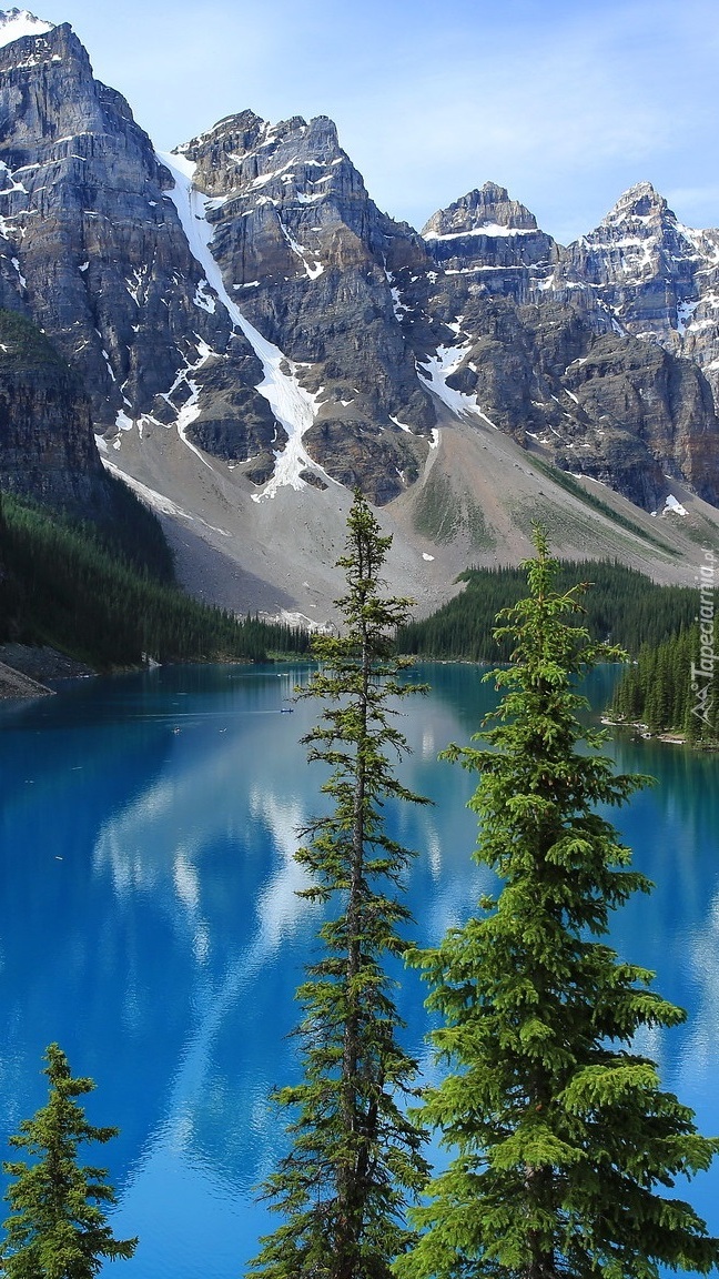 Jezioro Moraine Lake w Kanadzie