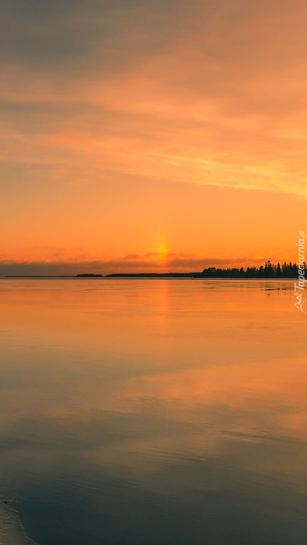 Jezioro Oulujarvi w Finlandii