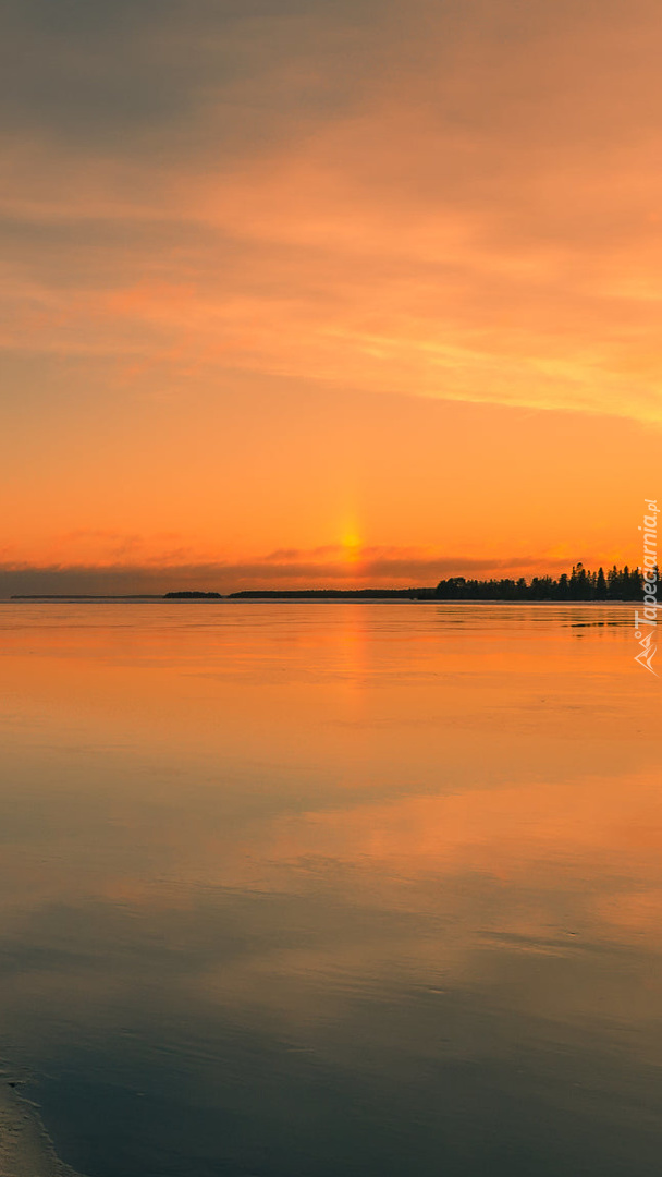 Jezioro Oulujarvi w Finlandii