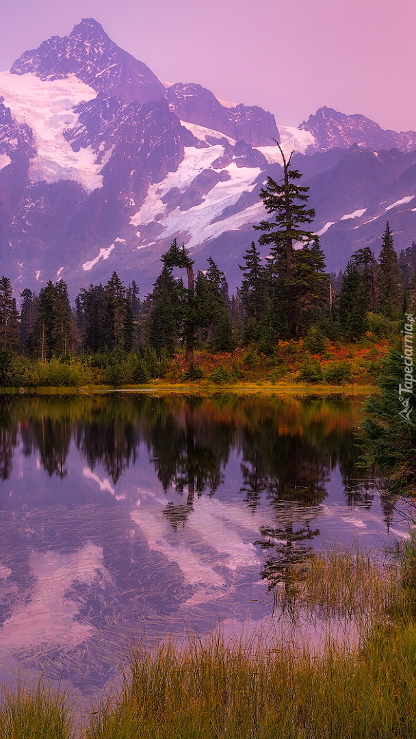 Jezioro Picture Lake i góra Mount Shuksan