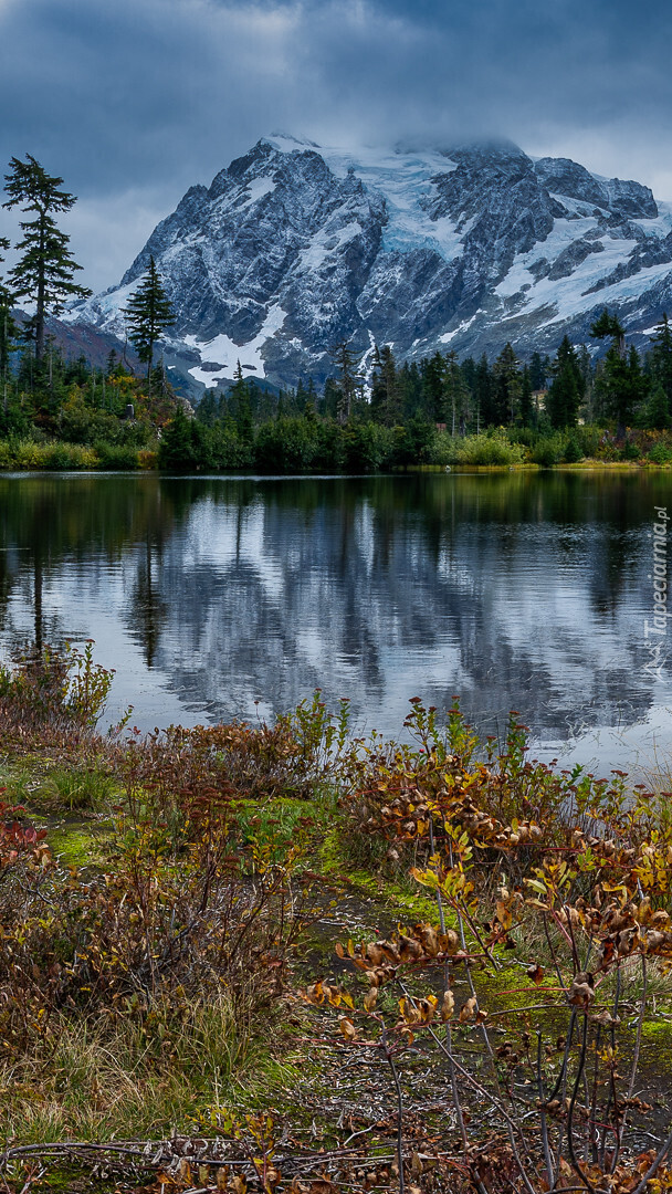 Jezioro Picture Lake i góra Mount Shuksan