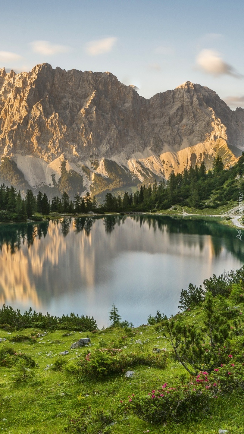 Jezioro Seebensee w Alpach