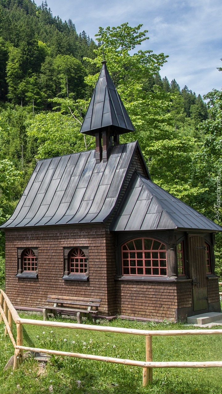 Kapliczka Hubertuskapelle w Bad Hindelang