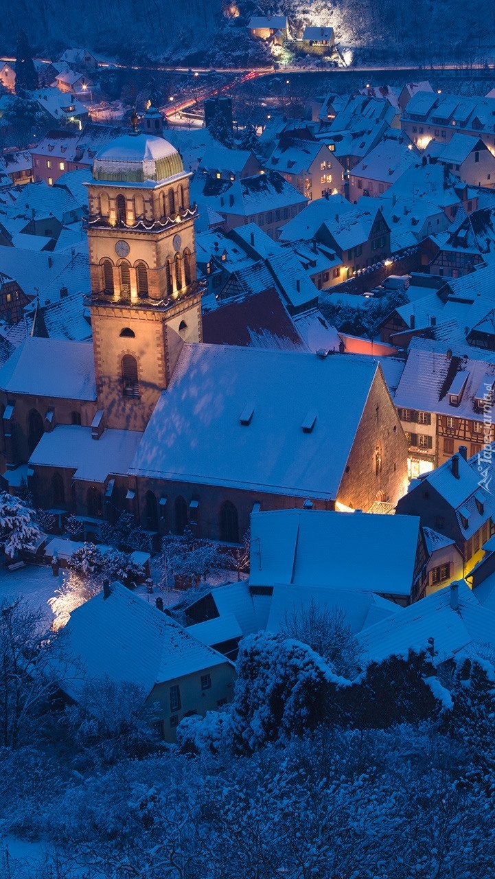 Kaysersberg nocą