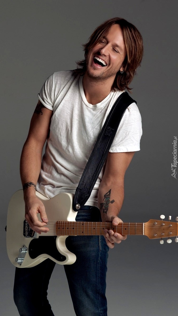 Keith Urban z gitarą