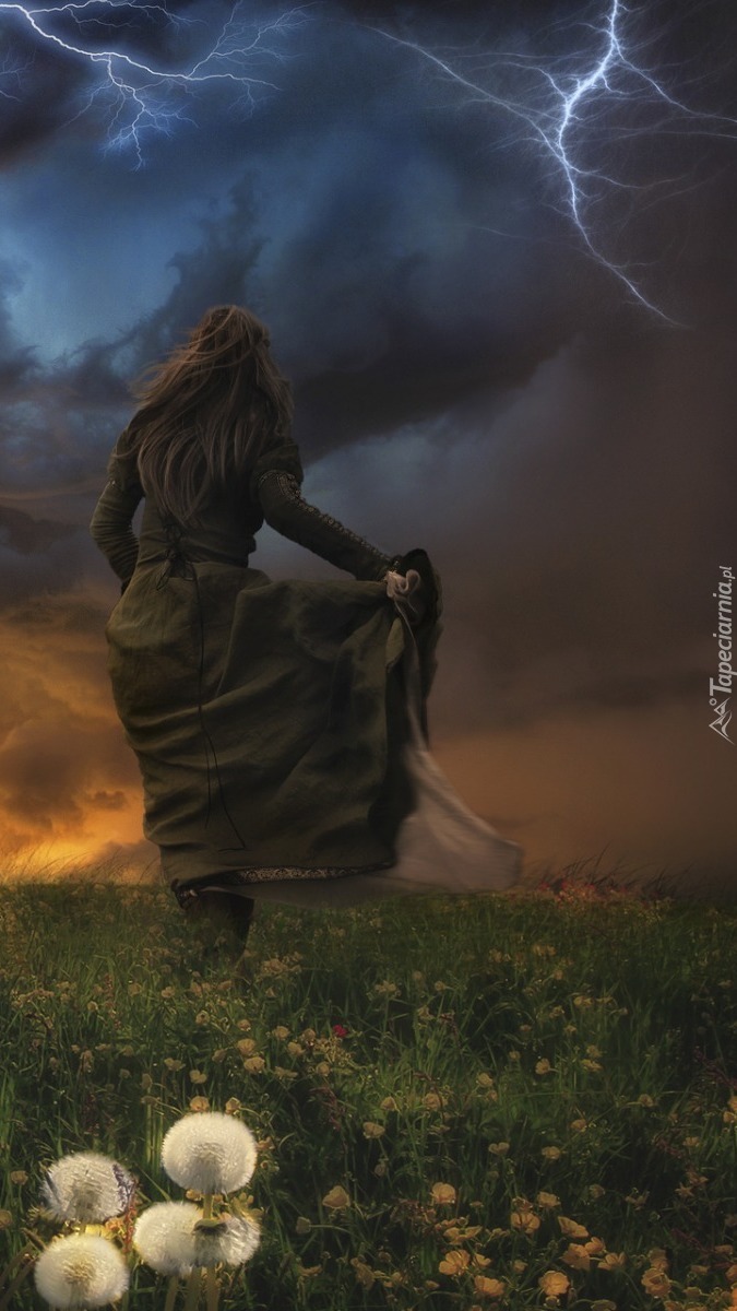 Kobieta i burza