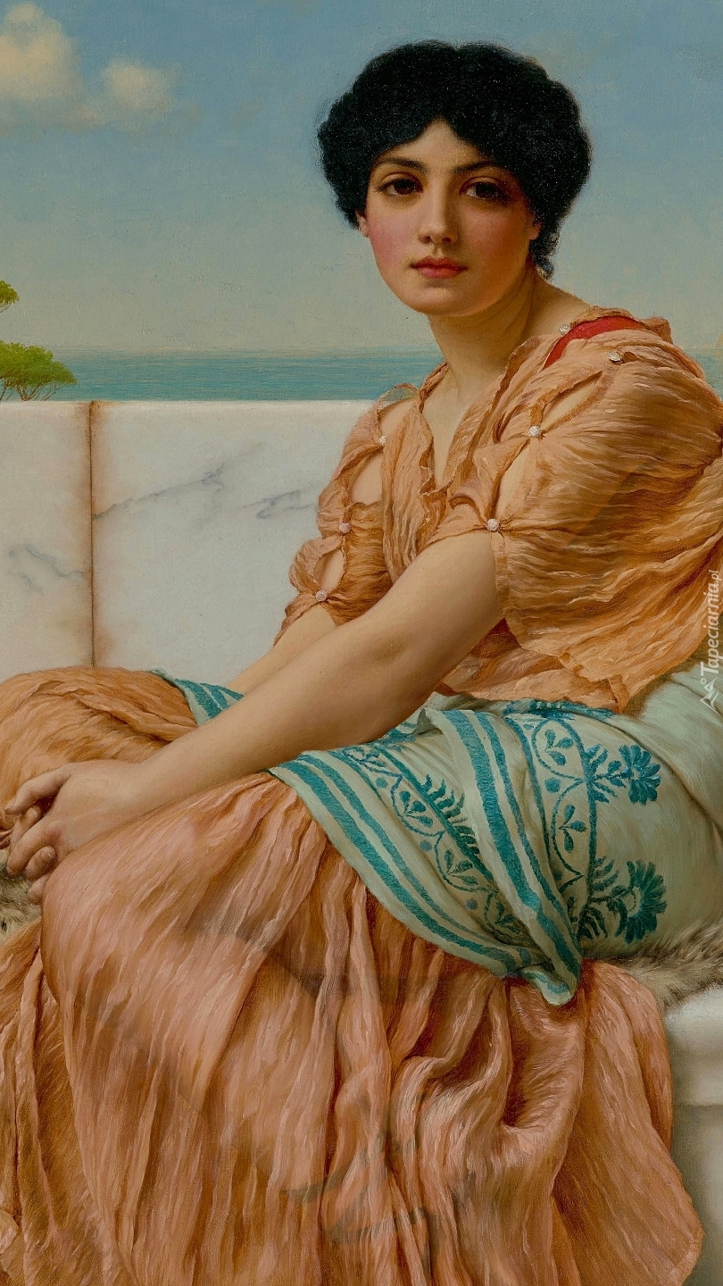 Kobieta na obrazie Johna Williama Godwarda