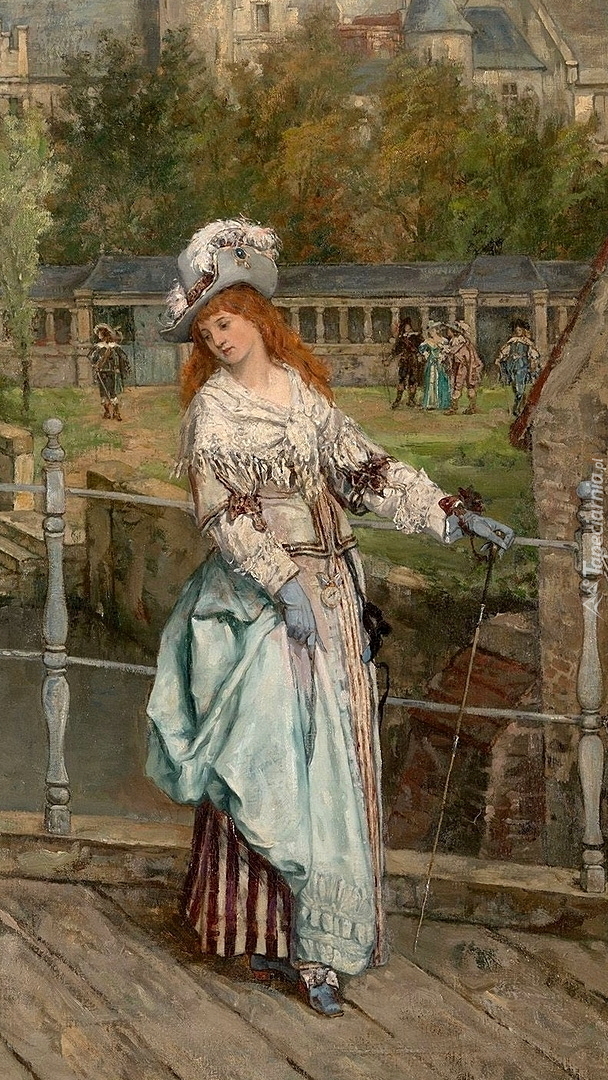 Kobieta na obrazie Victora Lagye