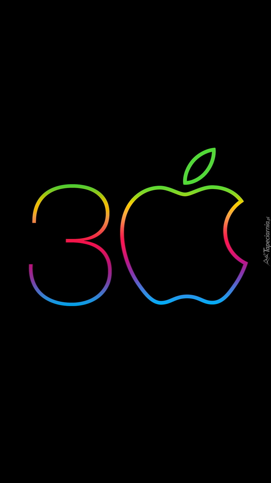 Kolorowe logo Apple