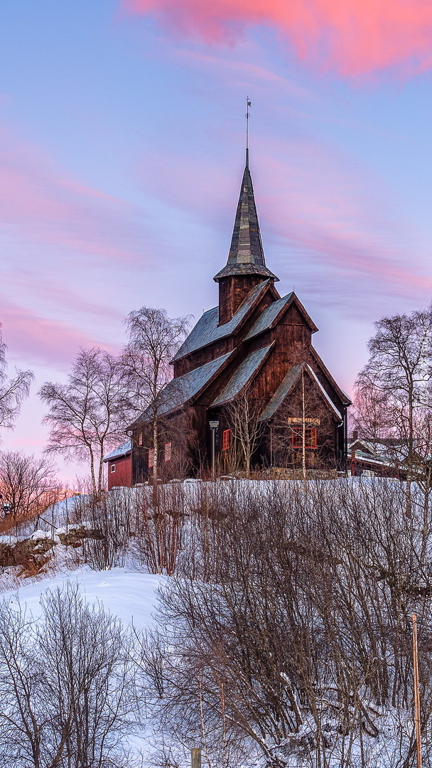 Kościół Hore Stave Church w Ryfoss