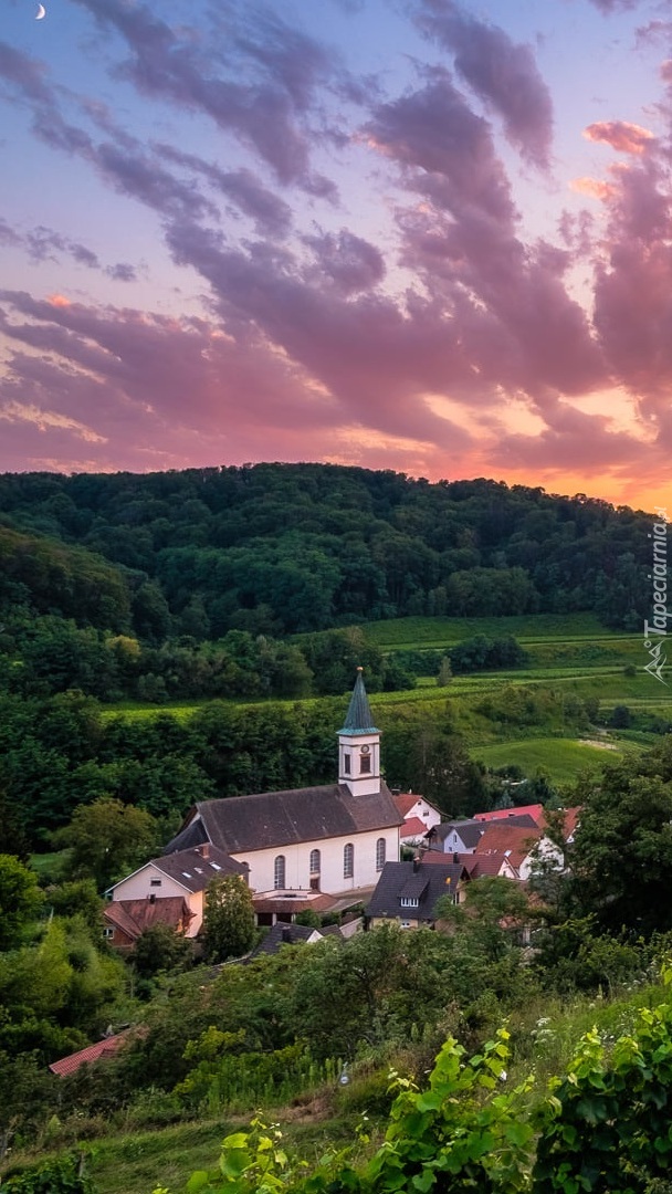 Kościół na wzgórzach Kaiserstuhl