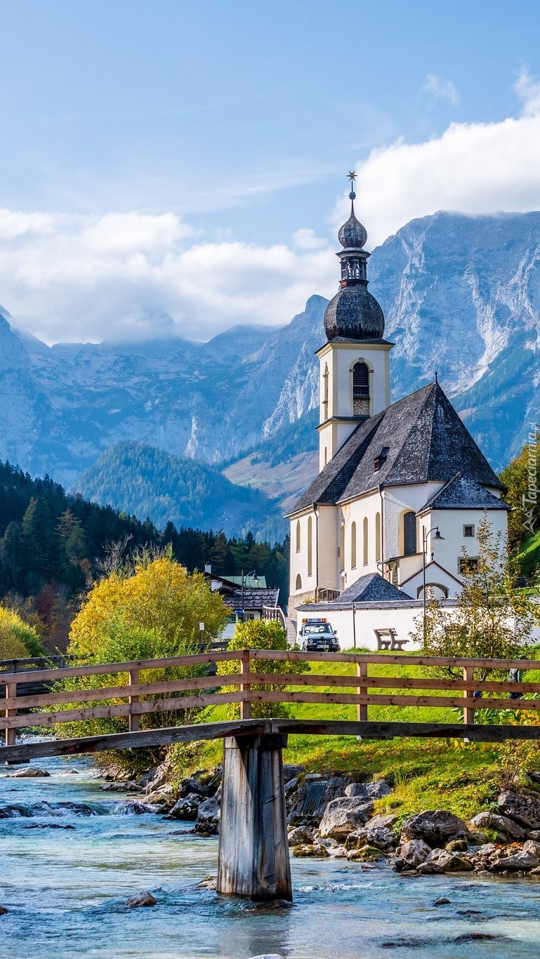 Kościół św Sebastiana w Ramsau bei Berchtesgaden