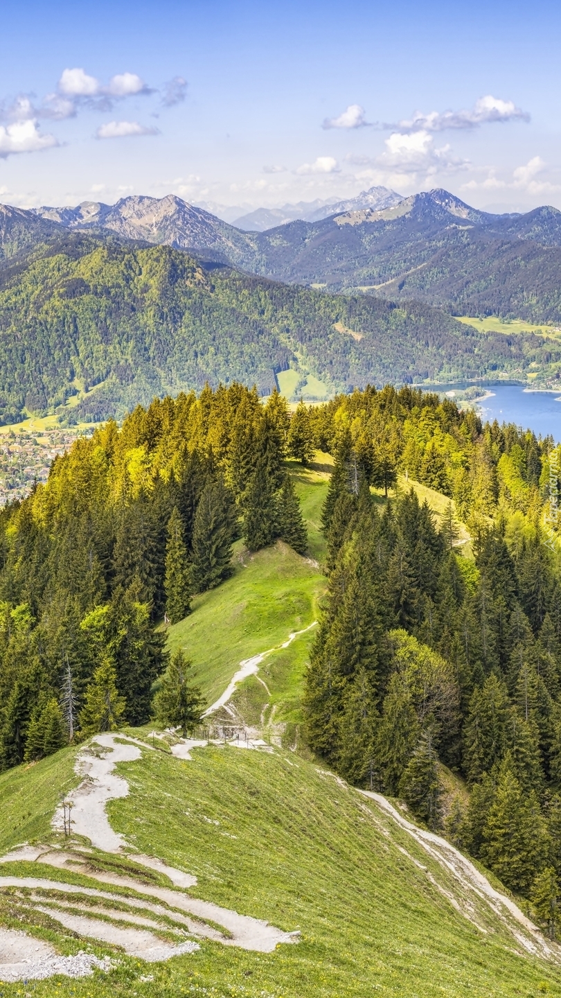 Krajobraz Alp Bawarskich
