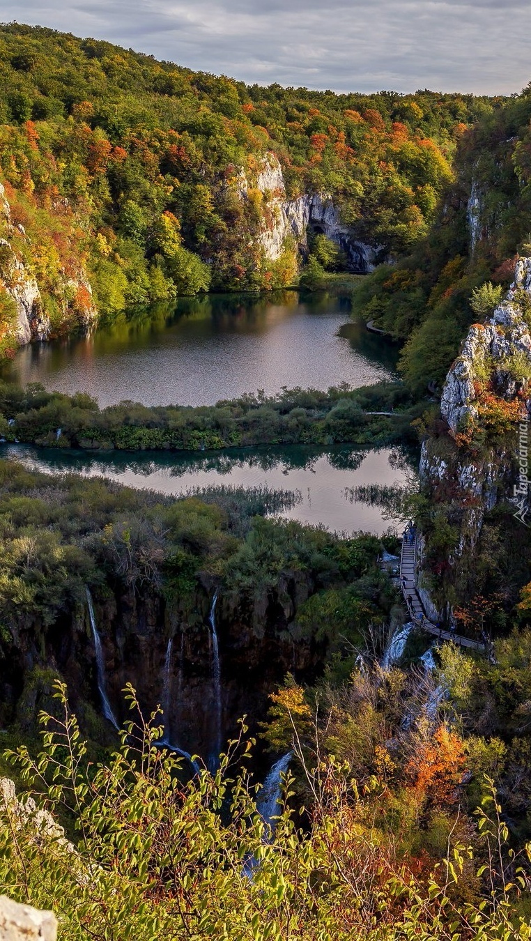 Krajobraz Parku Narodowego Jezior Plitwickich