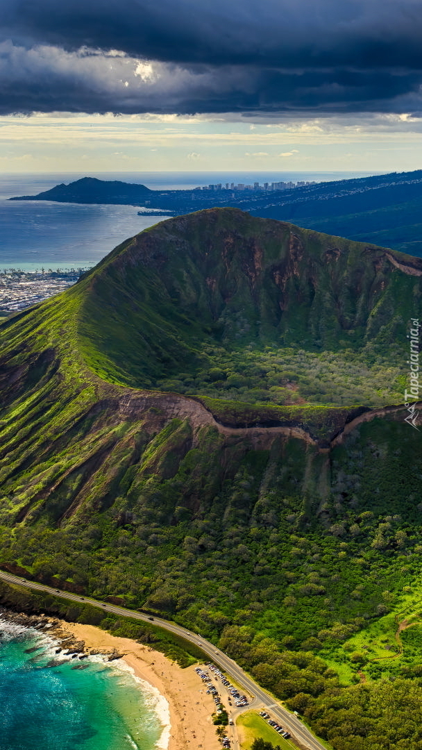 Krater Koko na hawajskiej wyspie Oahu