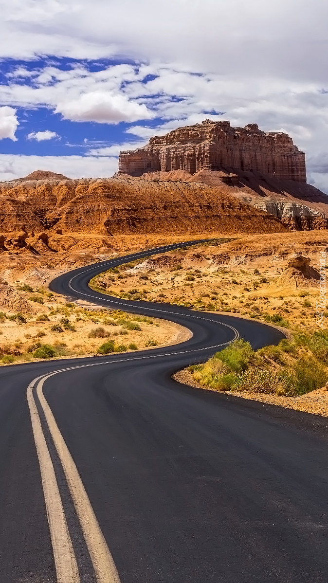 Kręta droga w stanie Utah