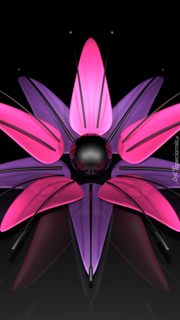 Kwiat w 3D