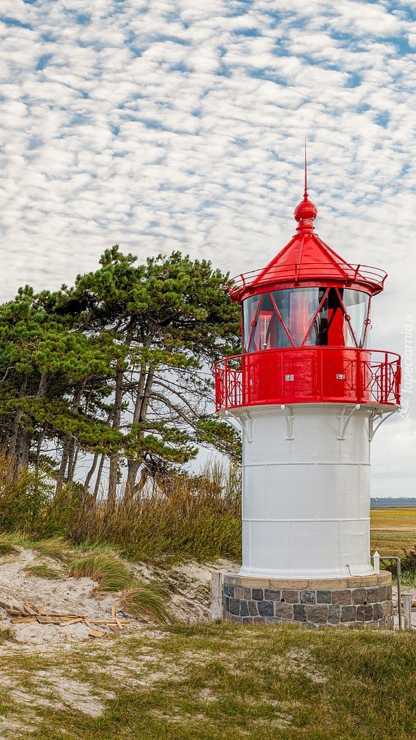 Latarnia morska Gellen na wyspie Hiddensee